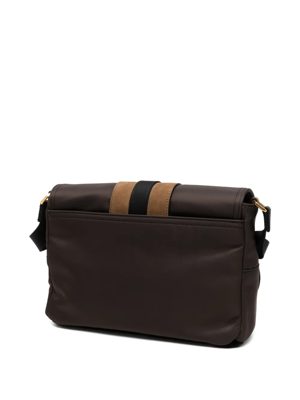 Givenchy Logo-plaque Buckle Shoulder Bag In Brown