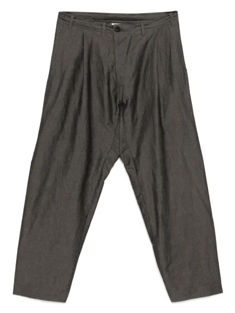 Jan Jan Van Essche Aizome Overdyed trousers 
