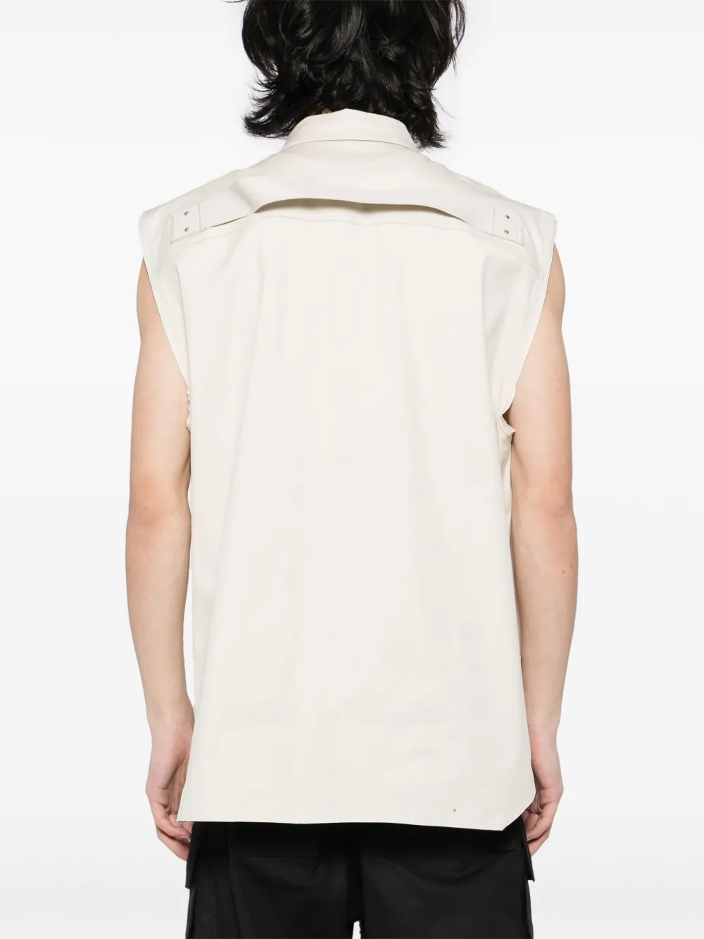 Rick Owens Hollywood Runway Jumbo overhemd Wit