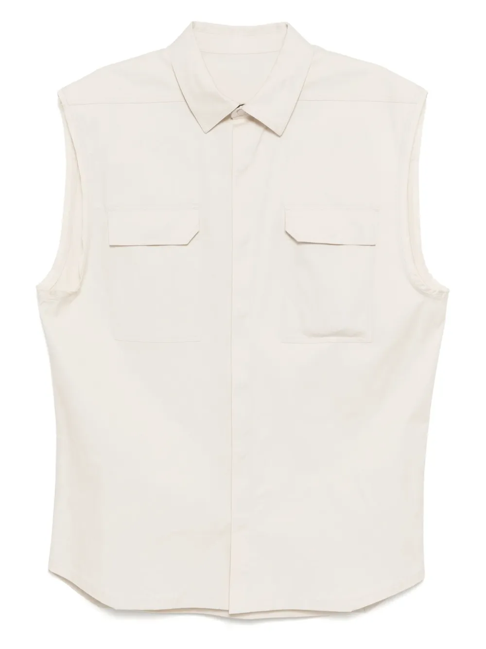 Rick Owens Hollywood Runway Jumbo overhemd Wit