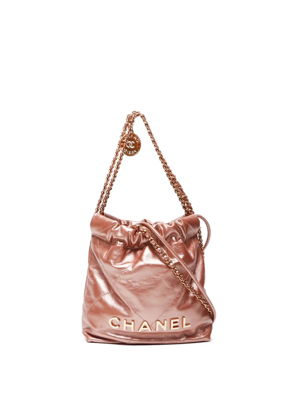 CHANEL Pre-Owned 2022 mini 22 shoulder bag | Pink | Image 1