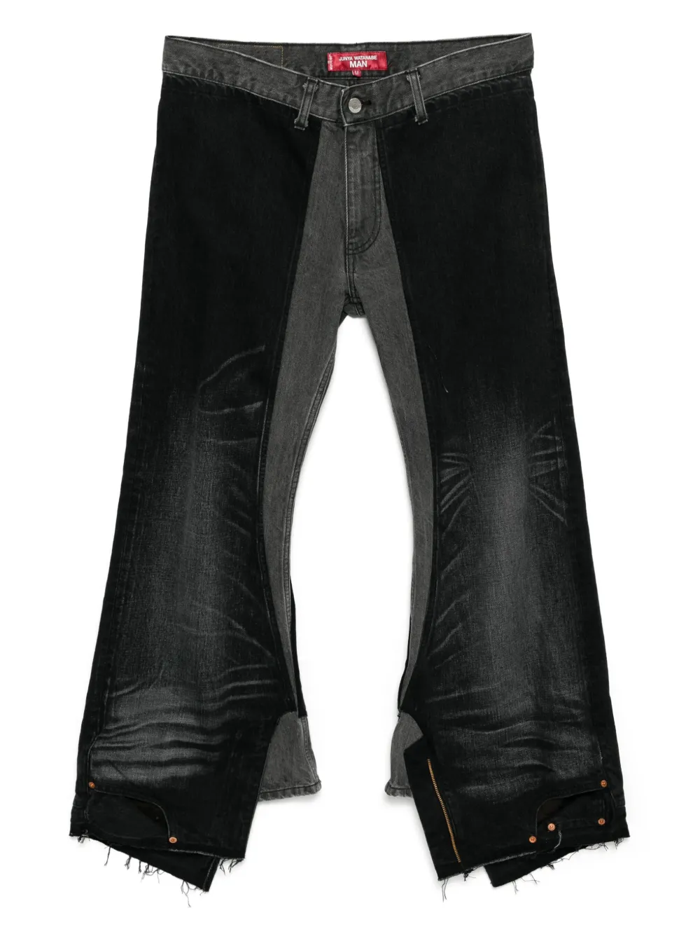 Junya Watanabe MAN x Levi's flared jeans Zwart