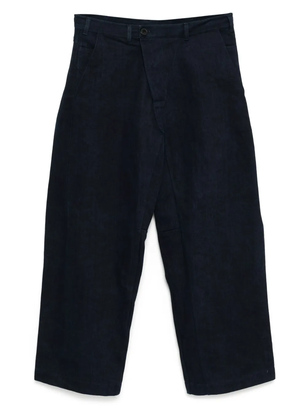 Jan Jan Van Essche Aizome Overdyed trousers