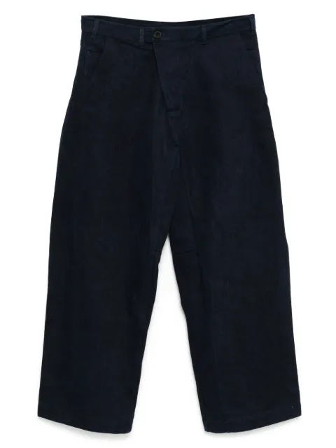 Jan Jan Van Essche Aizome Overdyed trousers