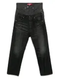 Junya Watanabe MAN patchwork panelled jeans - Black