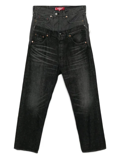 Junya Watanabe MAN patchwork panelled jeans