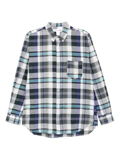 Comme Des Garçons Shirt slim-fit tartan shirt