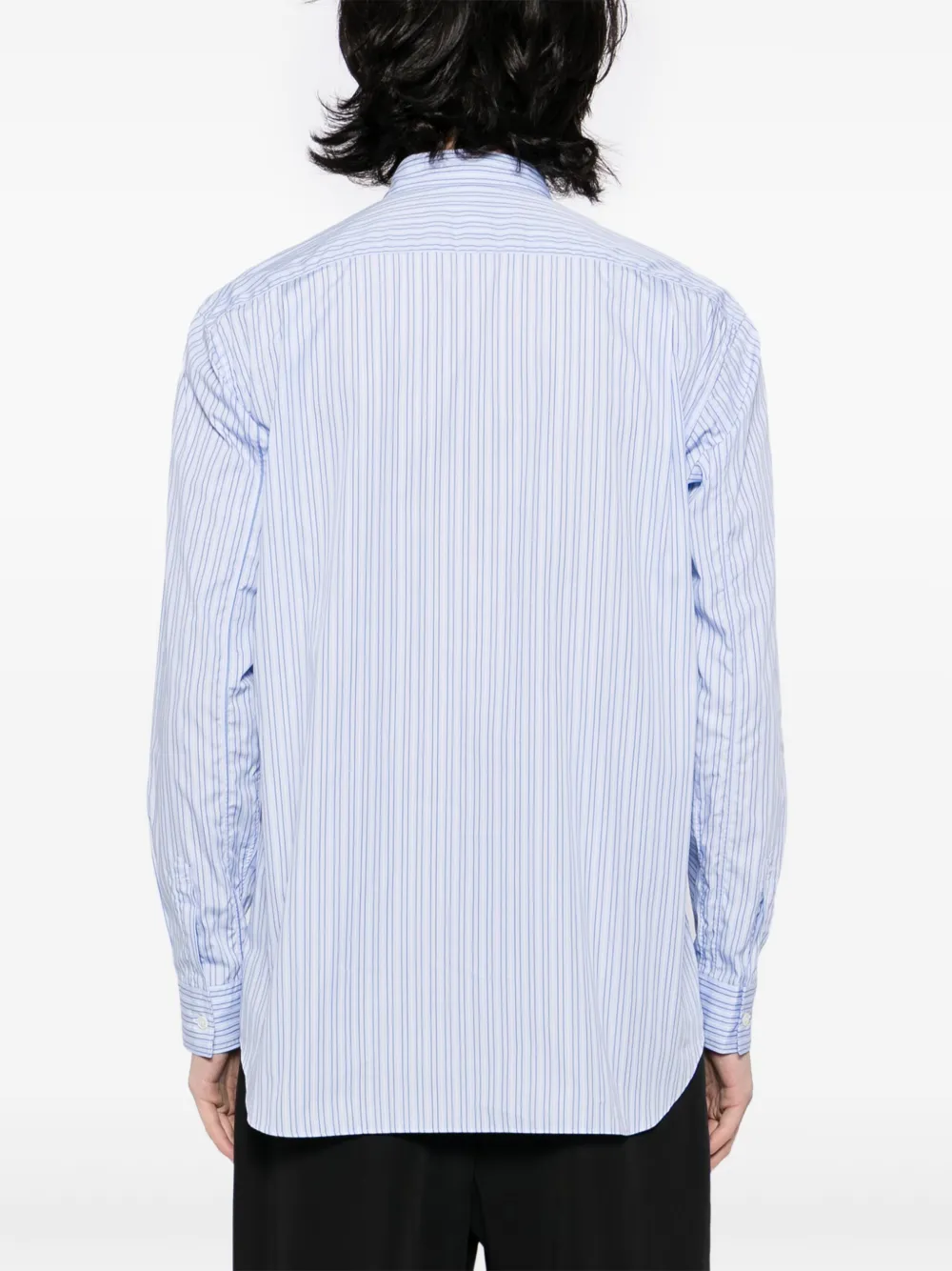 Comme Des Garçons Shirt stripe-print shirt Blauw