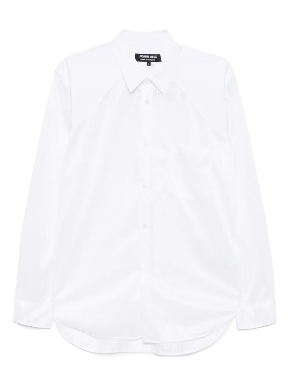 Comme des Garçons Homme Deux mesh shirt