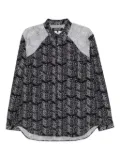 Comme des Garçons Homme Deux striped shirt - Black