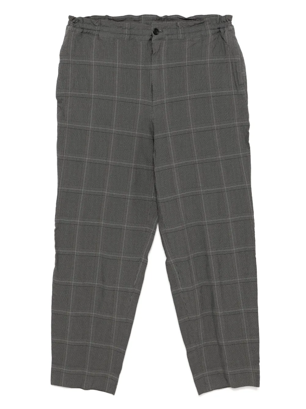 Comme des Garçons Homme Deux Geruite broek Grijs