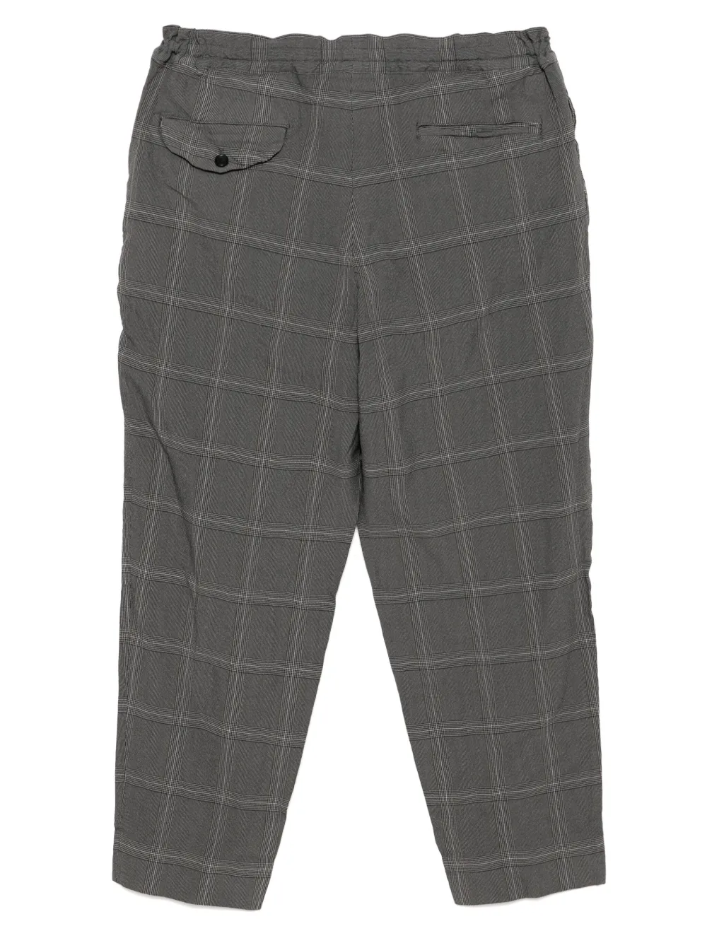 Comme des Garçons Homme Deux Geruite broek Grijs