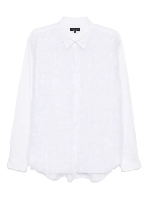 Comme des Garçons Homme Plus chemise à détail de pompon