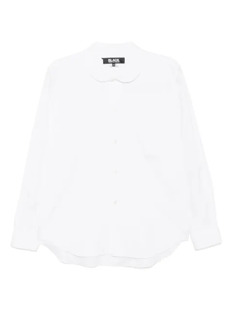 Black Comme Des Garçons Peter Pan collared shirt