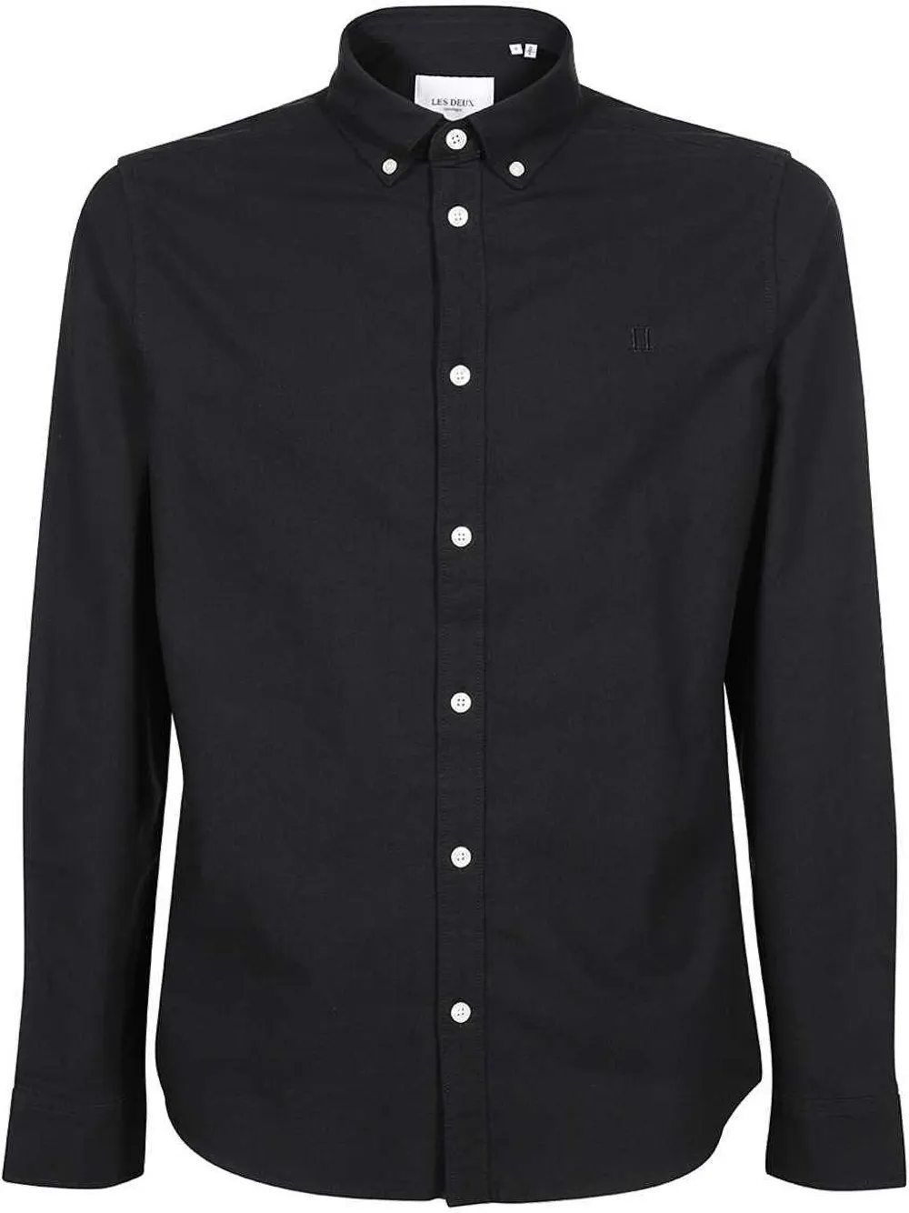 logo-embroidered shirt