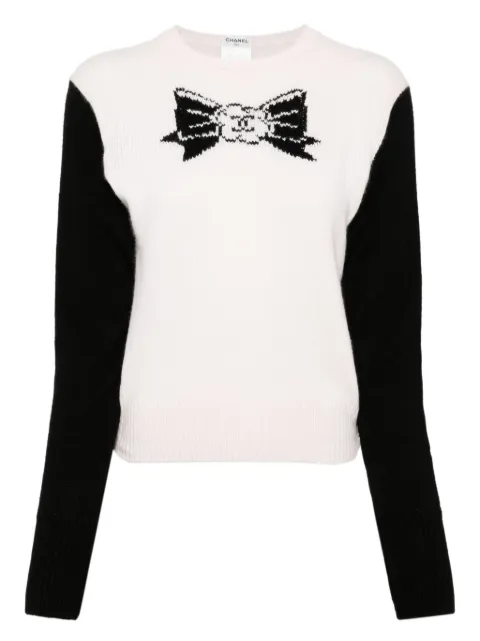 CHANEL Pre-Owned 1995 logo jumper