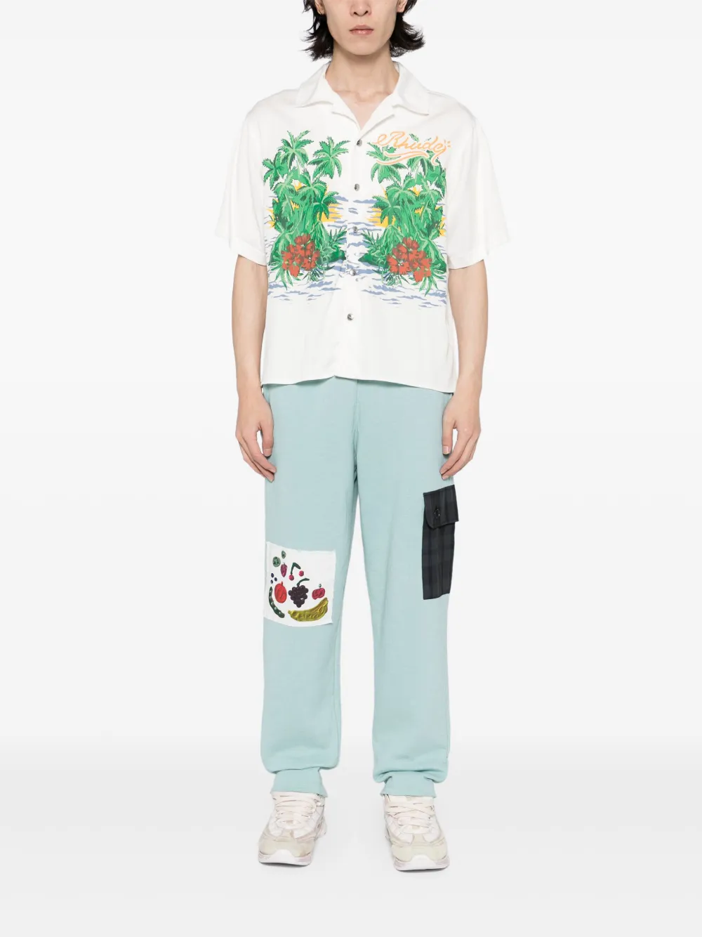 WESTFALL graphic-print tapered trousers | Track Pants | Image 2