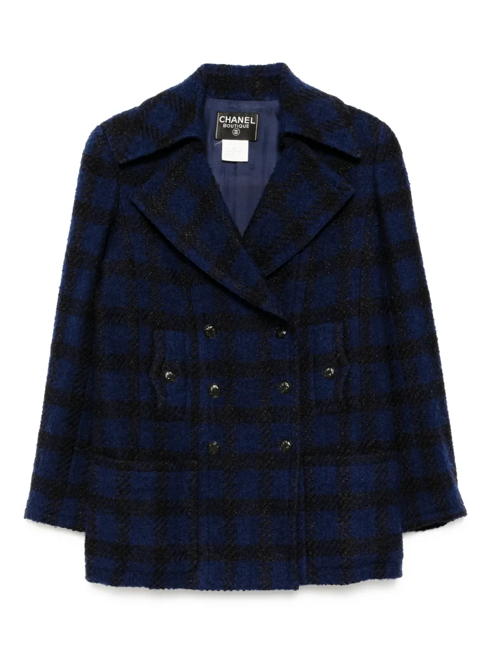 CHANEL Pre-Owned 1996 double-breasted jacket | Blue | Image 1
