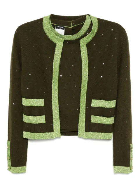 CHANEL Pre-Owned 1996 ensemble cardigan top