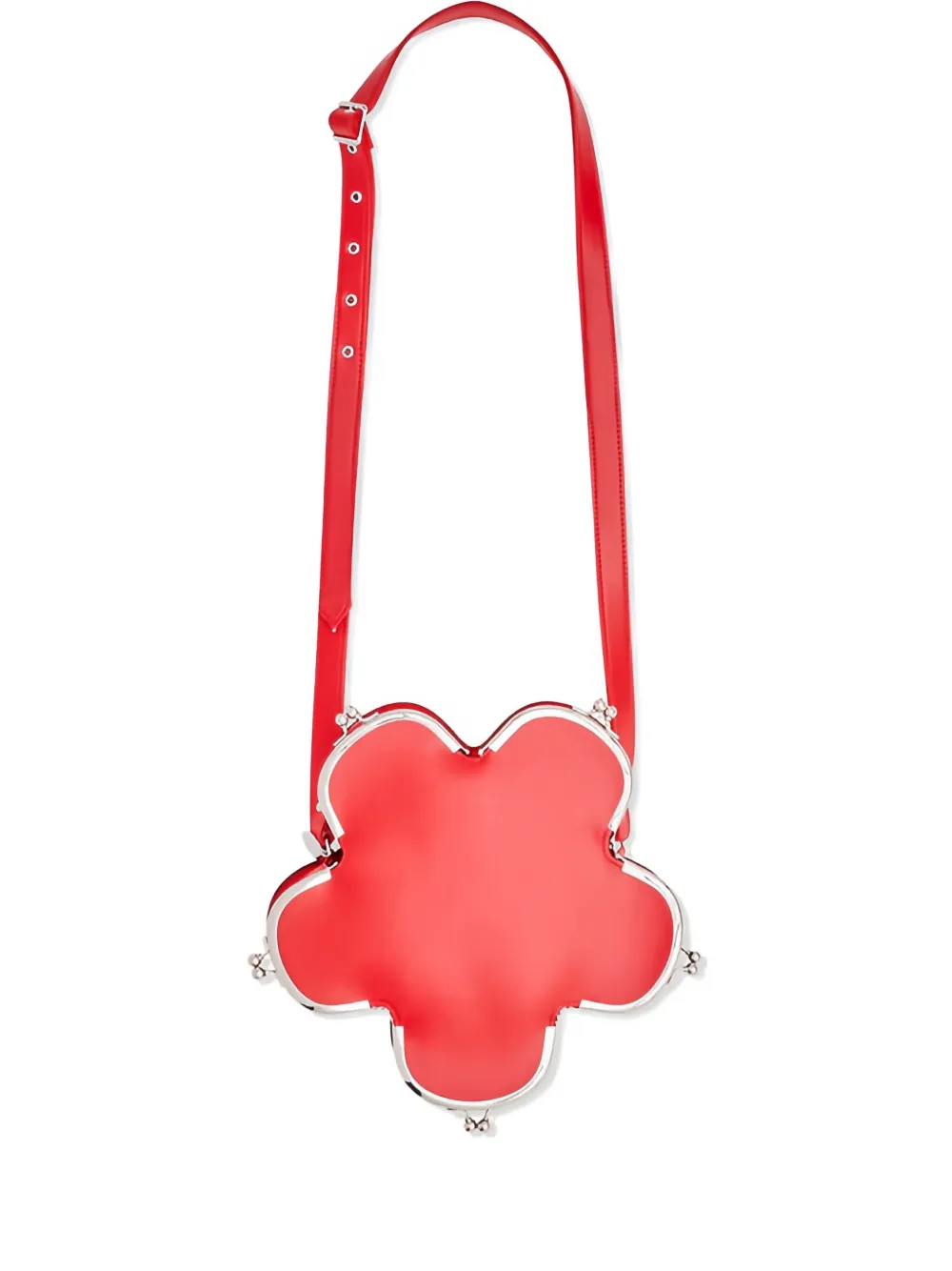 Noir Kei Ninomiya Flower-shape Cross Body Bag In Red