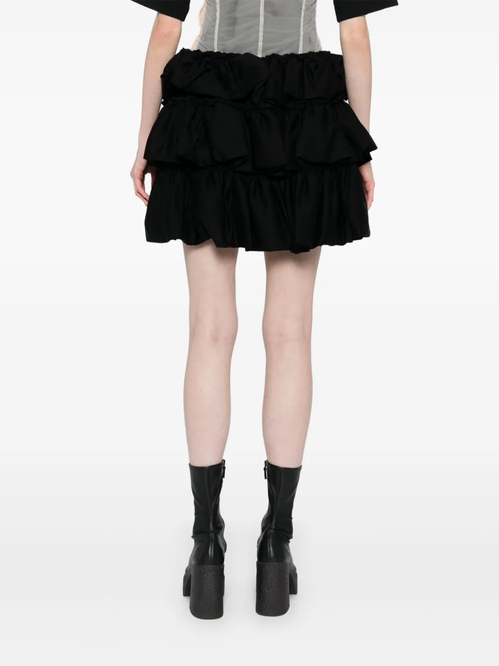 NOIR KEI NINOMIYA RUFFLE SKIRT