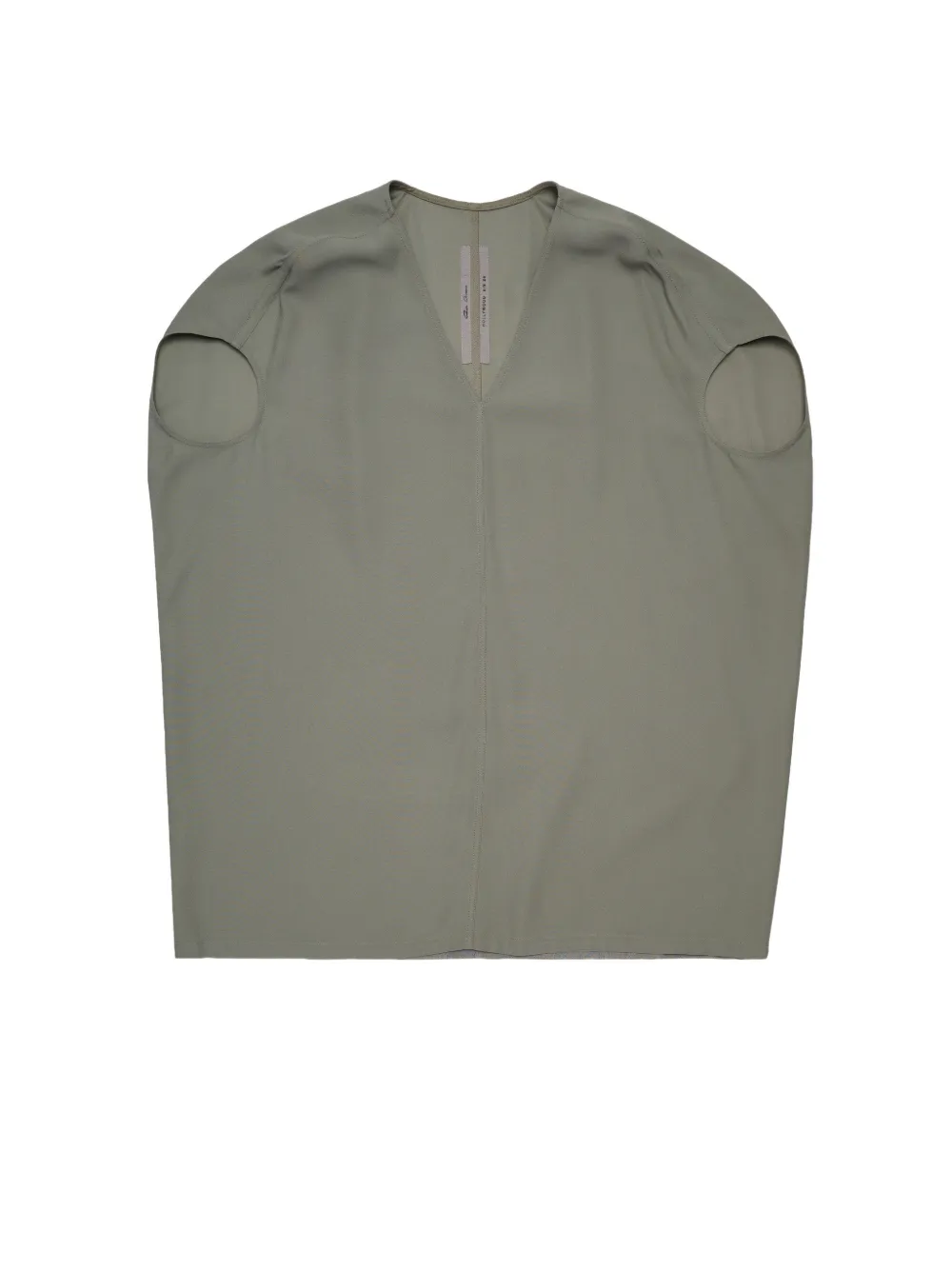 Rick Owens V-neck Blouse In Green