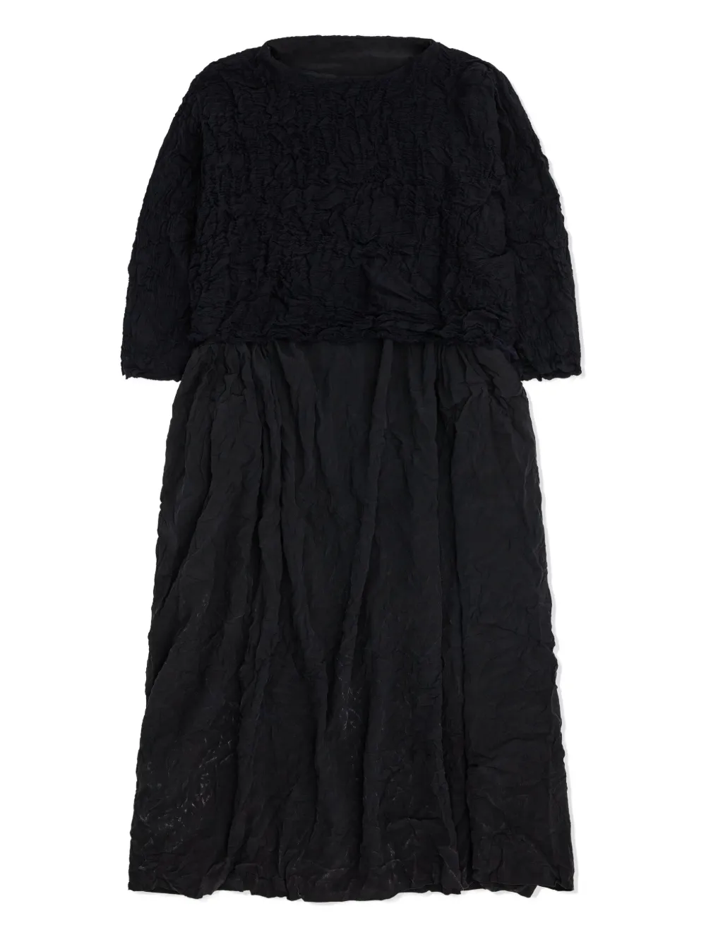 Daniela Gregis textured midi dress | Black | Image 1