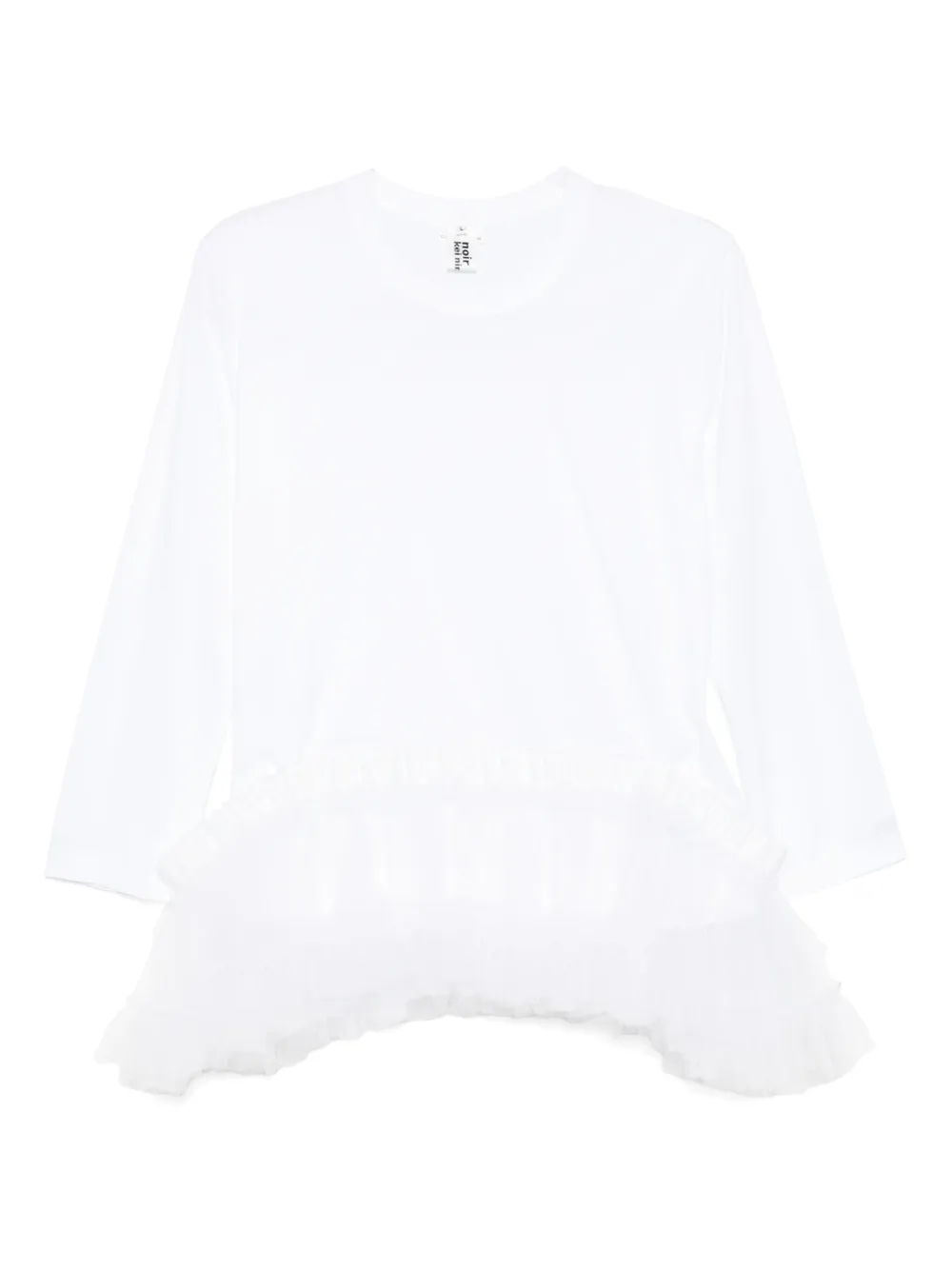 NOIR KEI NINOMIYA TULLE SKIRT T-SHIRT 