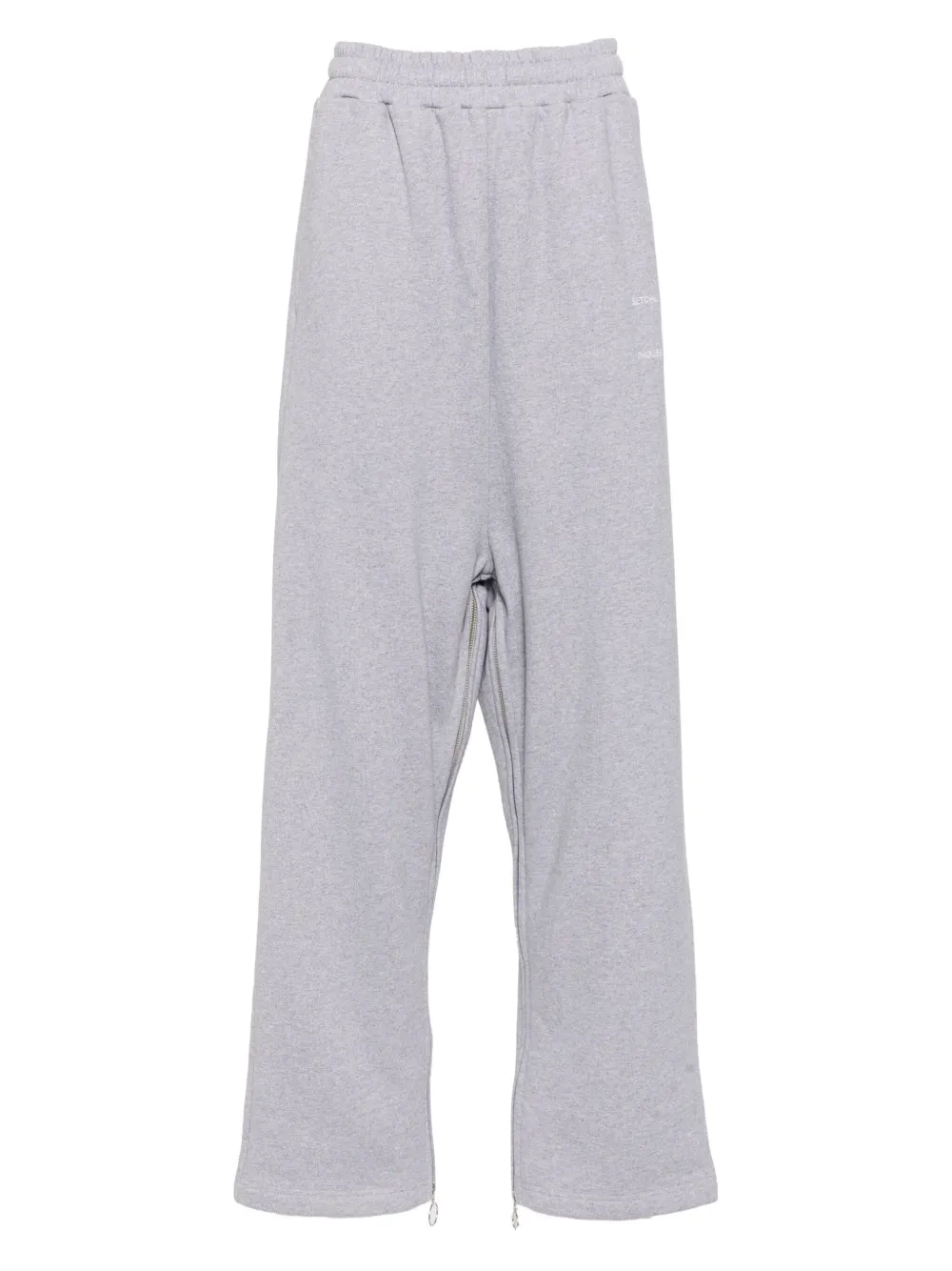 Setchu Pantaloni con ricamo - Grigio