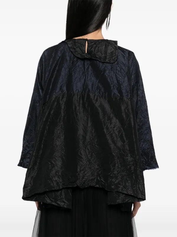 sale ☆ daniela gregis プルオーバー チュニックブラウス Daniela Gregis シルクブラウス | ブルー | FARFETCH JP
