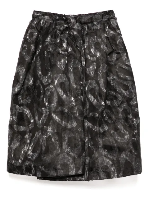 Comme Des Garçons Comme Des Garçons graphic-print skirt