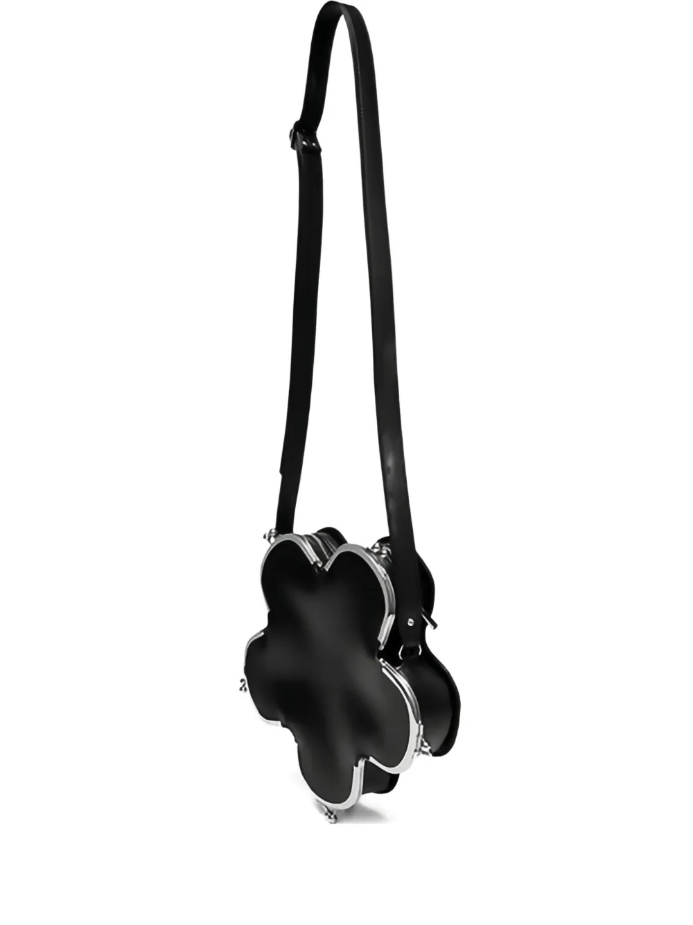 Noir Kei Ninomiya Flower-shape Cross Body Bag In Black
