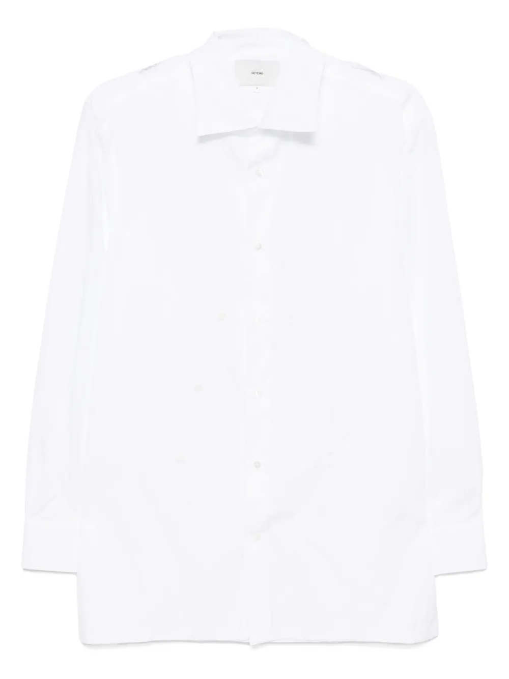 Setchu camisa con corchete | blanco | Image 1