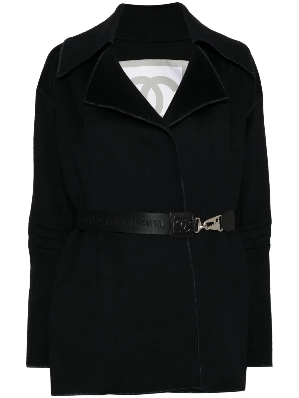 CHANEL Pre-Owned 2004 スポーツライン ジャケット - ブルー CHANEL Pre-Owned 2004 スポーツライン ジャケット - ブルー