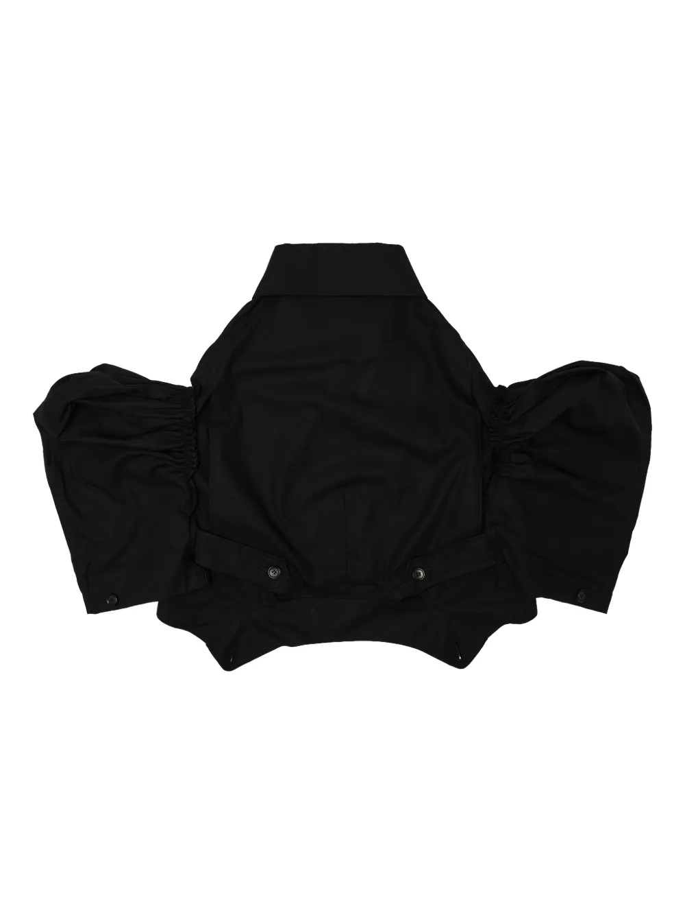 Comme Des Garçons Tao Puffed Sleeve Cropped Jacket In Multi