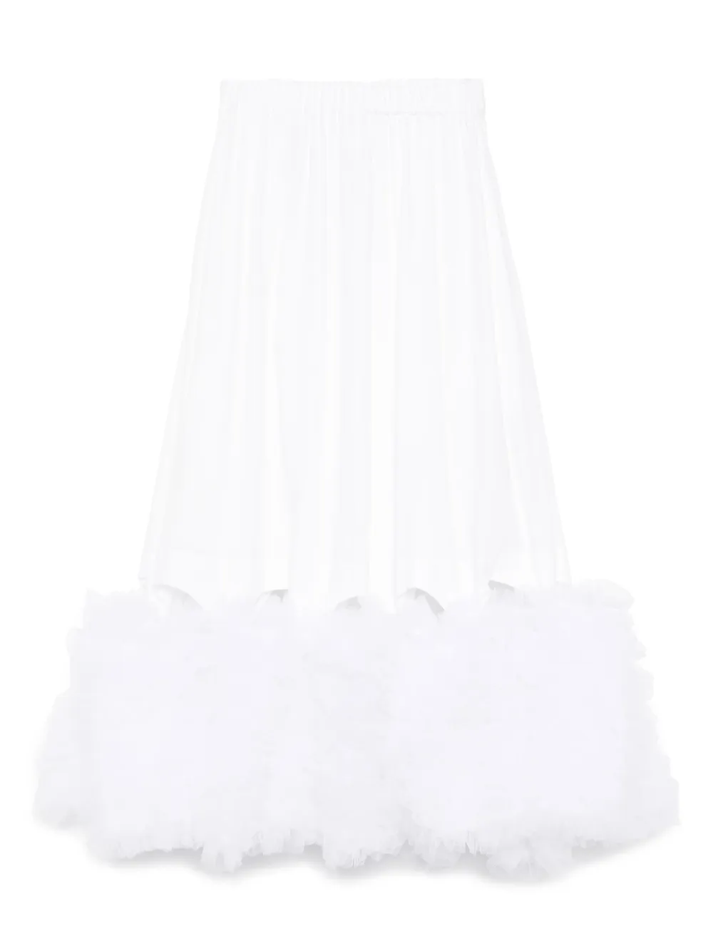 Noir Kei Ninomiya - cotton midi skirt - women