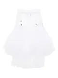 Noir Kei Ninomiya mesh skirt - White