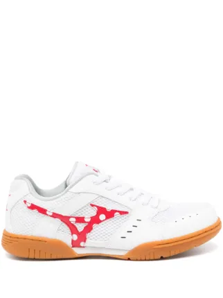 Comme Des Garçons Girl x Mizuno polka-dot Mesh Sneakers | White
