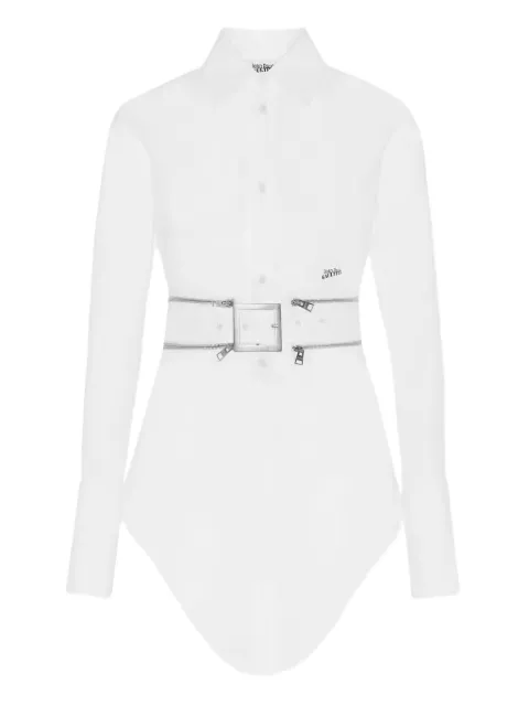 Jean Paul Gaultier belted shirt
