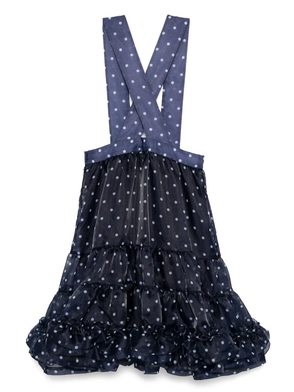 Comme Des Garçons Girl Jurk met stippen - Blauw