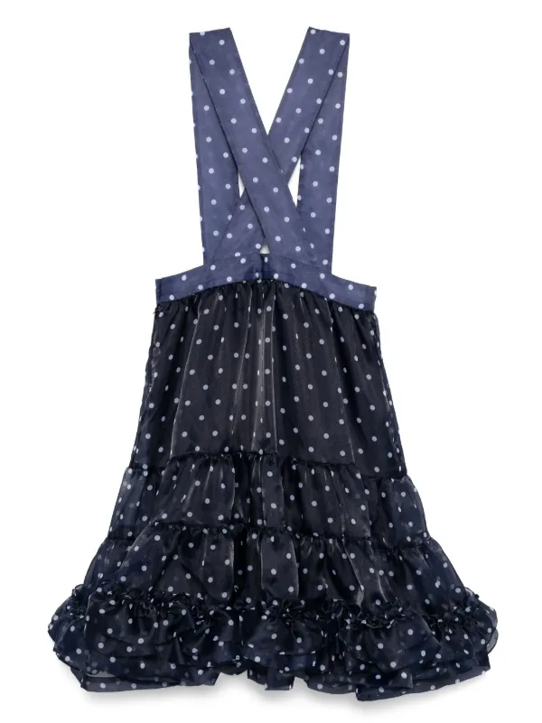 Comme Des Garçons Girl polka-dot Dress Blue FARFETCH IN - Main Image