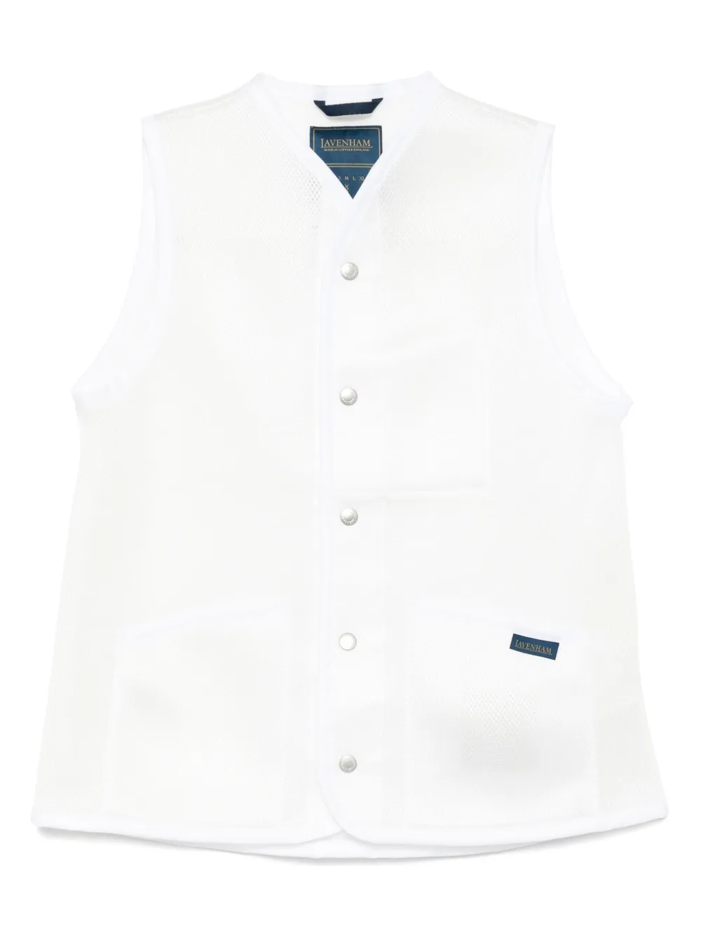 Comme Des Garçons Girl メッシュ ベスト - ホワイト Comme Des Garçons Girl メッシュ ベスト - ホワイト