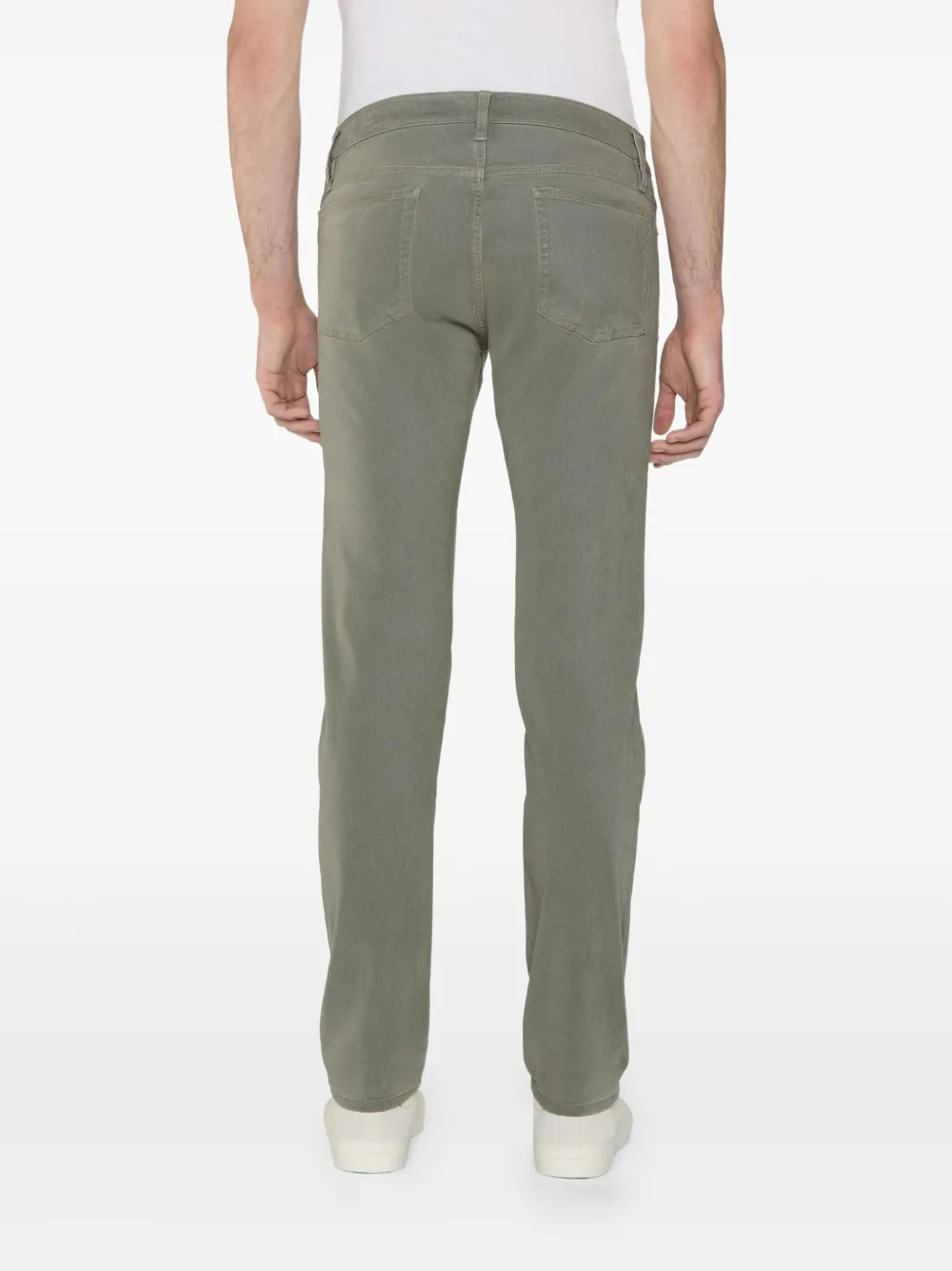 FRAME Jeans met vijf zakken Groen