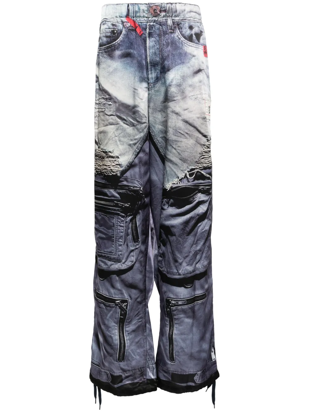 Maison MIHARA YASUHIRO x T.A.T.A Trompe-l'oeil Archive printed trousers | Image 1