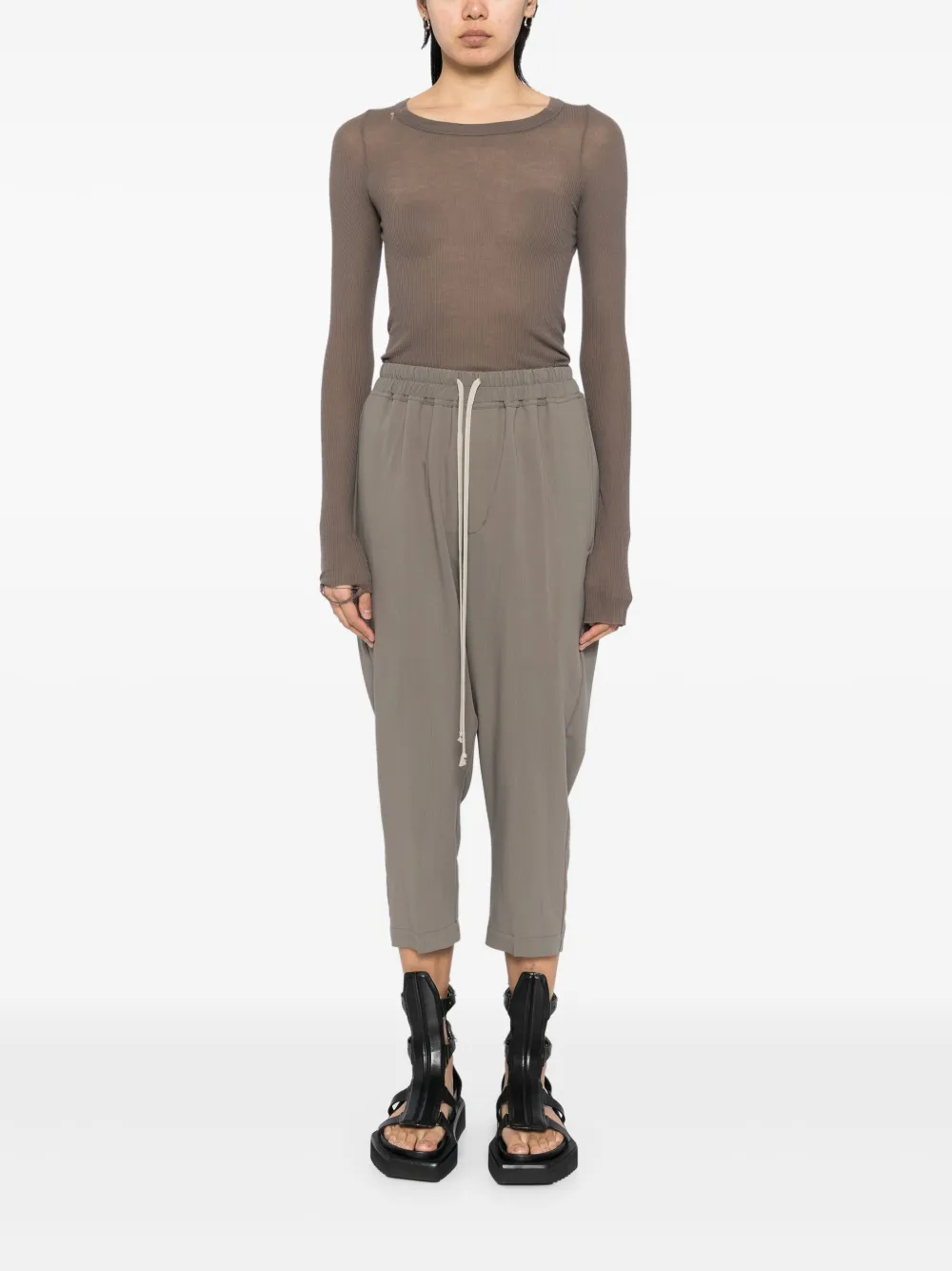 Rick Owens Cropped broek Grijs