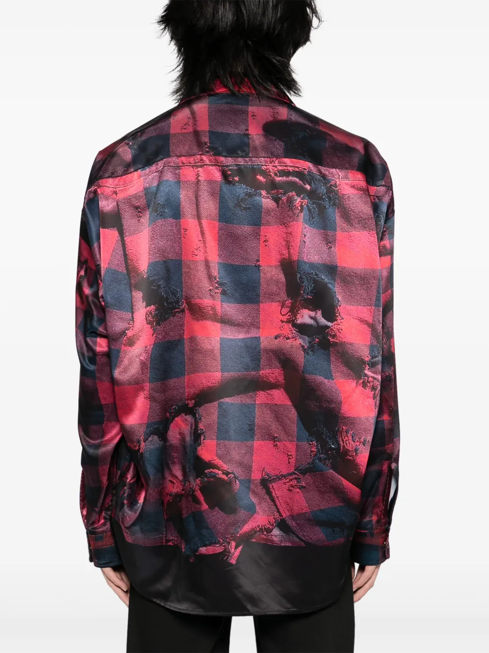 Maison MIHARA YASUHIRO Overhemd met lange mouwen Rood