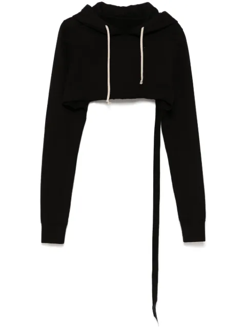 Rick Owens DRKSHDW cropped hoodie
