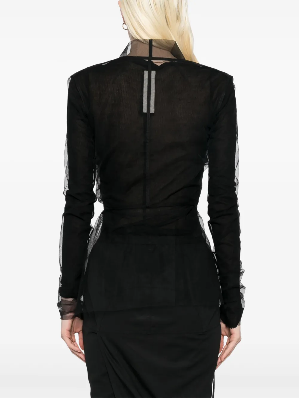 Rick Owens Strutter blazer Zwart