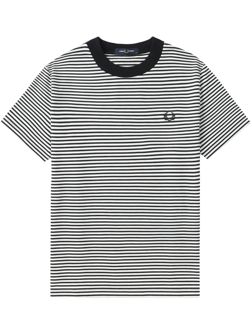 striped cotton T-shirt