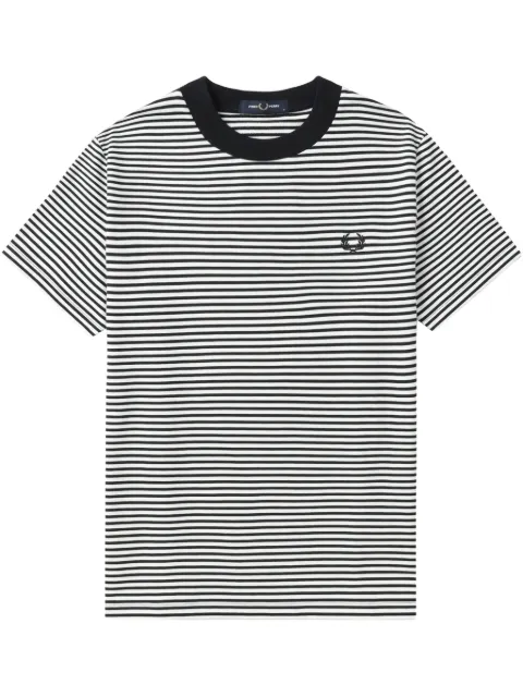 Fred Perry striped cotton T-shirt